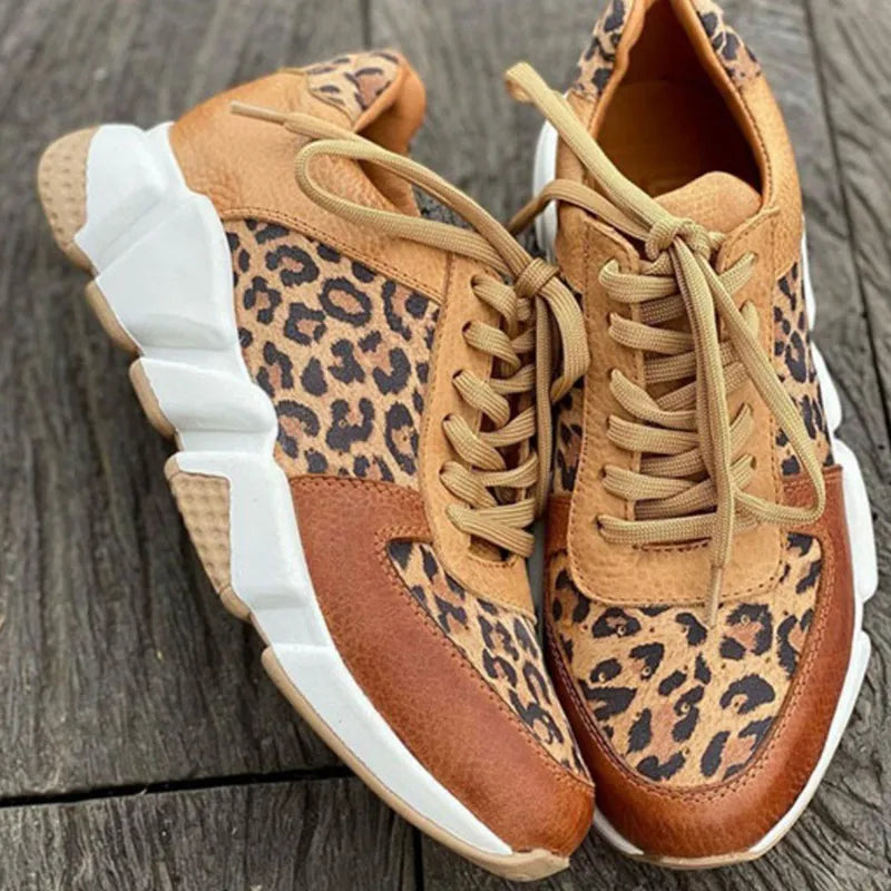 Crissa | Komfortable Leopard Sneakers