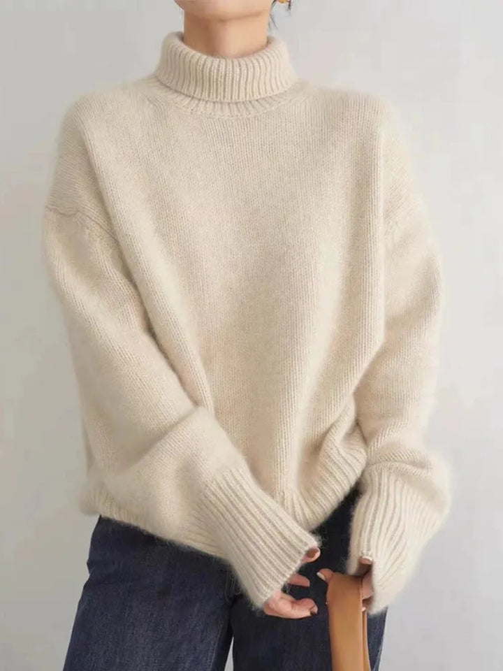 Nancie | Hyggelig Rullekravesweater