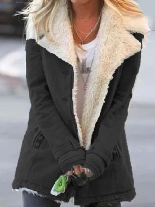 SOPHIA | LUKSURIØS SHEARLING VINTERFRACKE