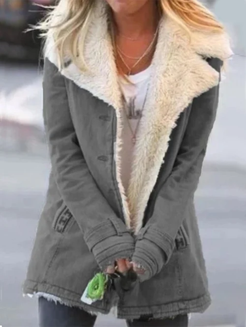 SOPHIA | LUKSURIØS SHEARLING VINTERFRACKE
