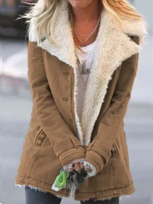 SOPHIA | LUKSURIØS SHEARLING VINTERFRACKE