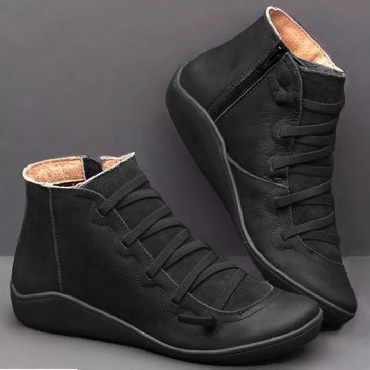 Isla | Højkvalitets Vegan Leather Vinterstøvler