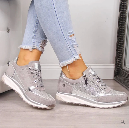 Ginevra Orthopædiske Sneakers med Lynlås