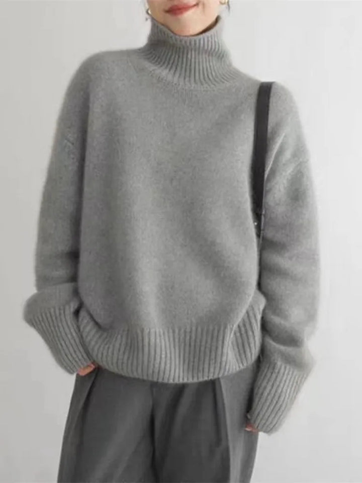 Nancie | Hyggelig Rullekravesweater