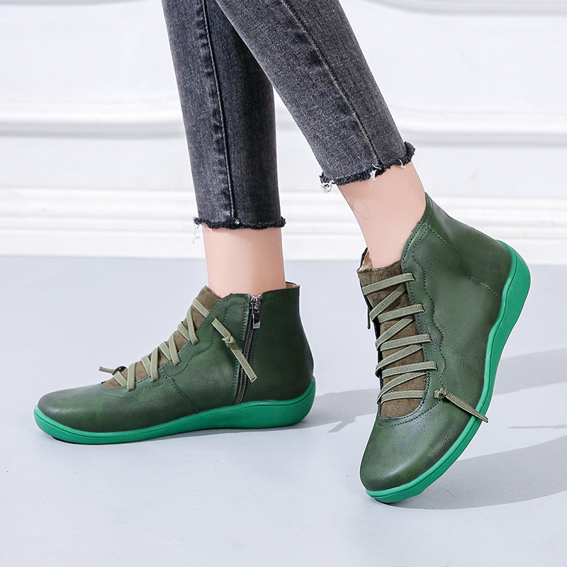 Isla | Højkvalitets Vegan Leather Vinterstøvler
