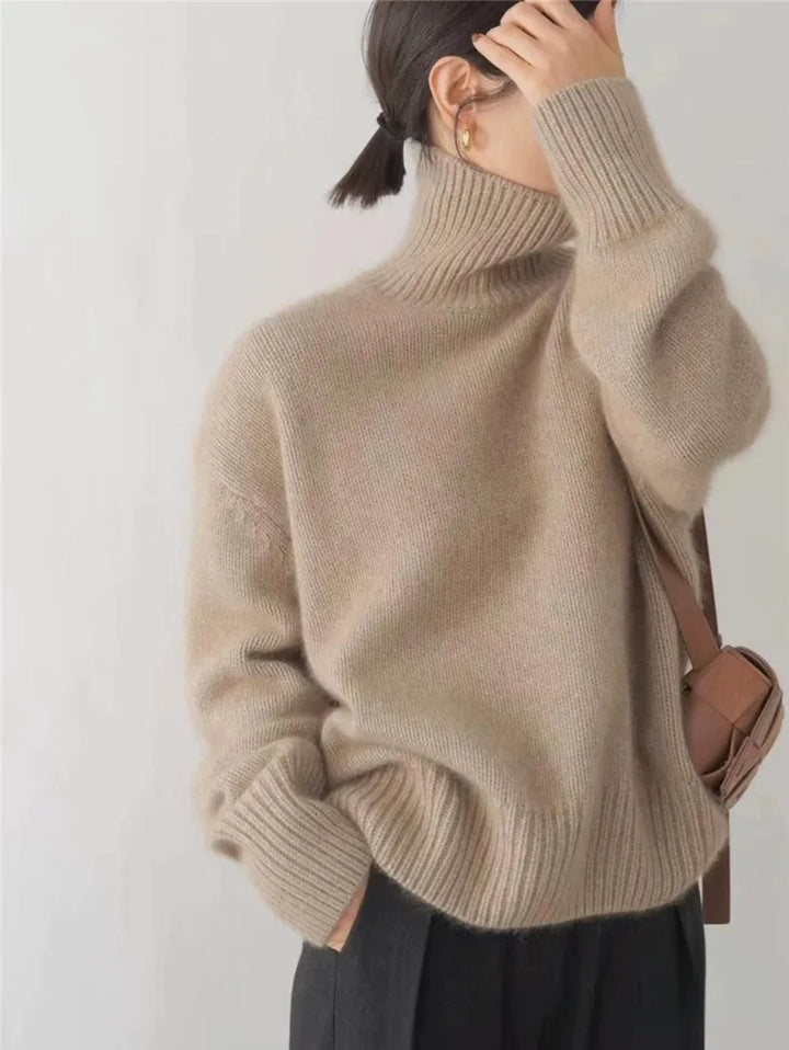Nancie | Hyggelig Rullekravesweater