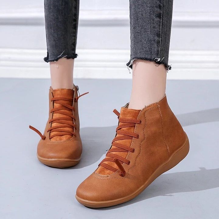 Isla | Højkvalitets Vegan Leather Vinterstøvler