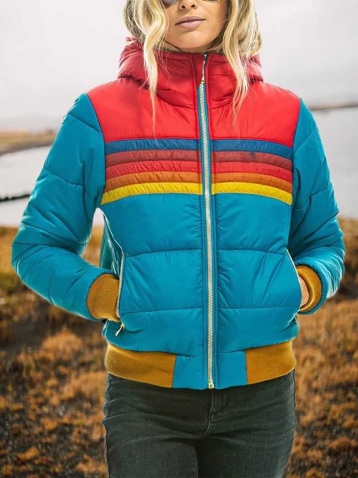 Blue Puffer | Regnbue Termojakke