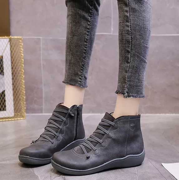 Isla | Højkvalitets Vegan Leather Vinterstøvler