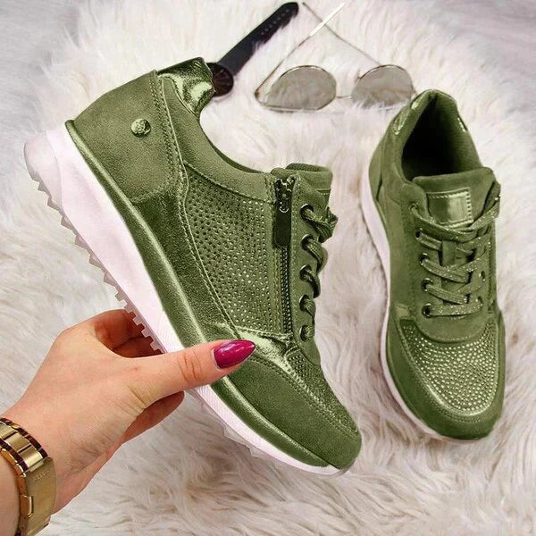 Ginevra Orthopædiske Sneakers med Lynlås