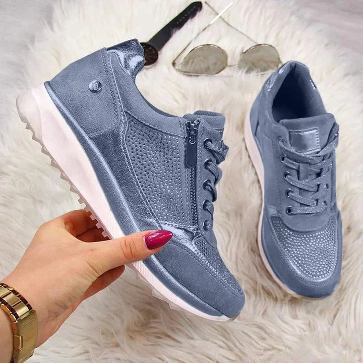 Ginevra Orthopædiske Sneakers med Lynlås