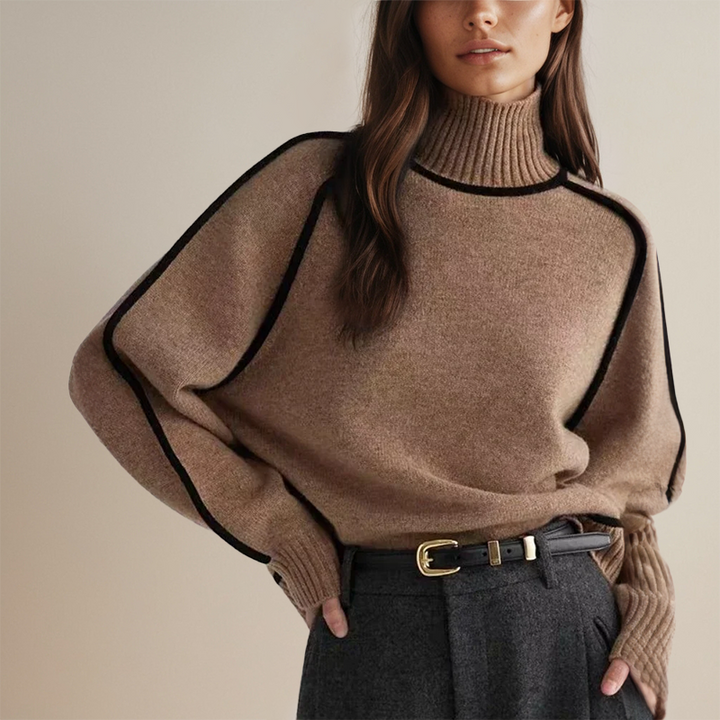 ÉMILIE | BLØD RULLEKRAVE SWEATER