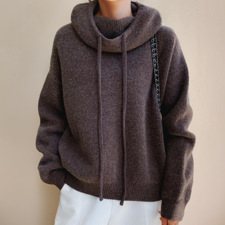 CHARLOTTE | STILFULDE SOFT KNIT RULLEKRAVE SWEATER