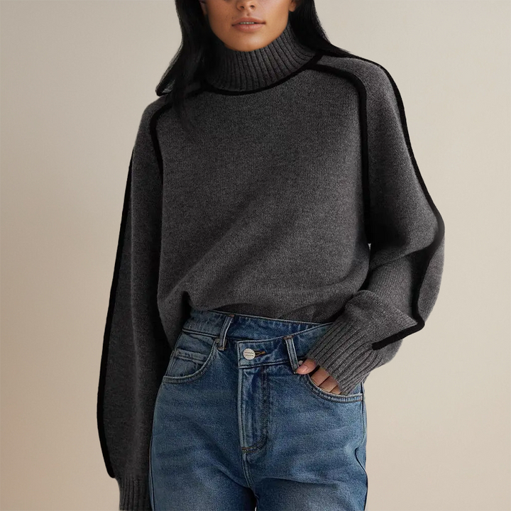 ÉMILIE | BLØD RULLEKRAVE SWEATER
