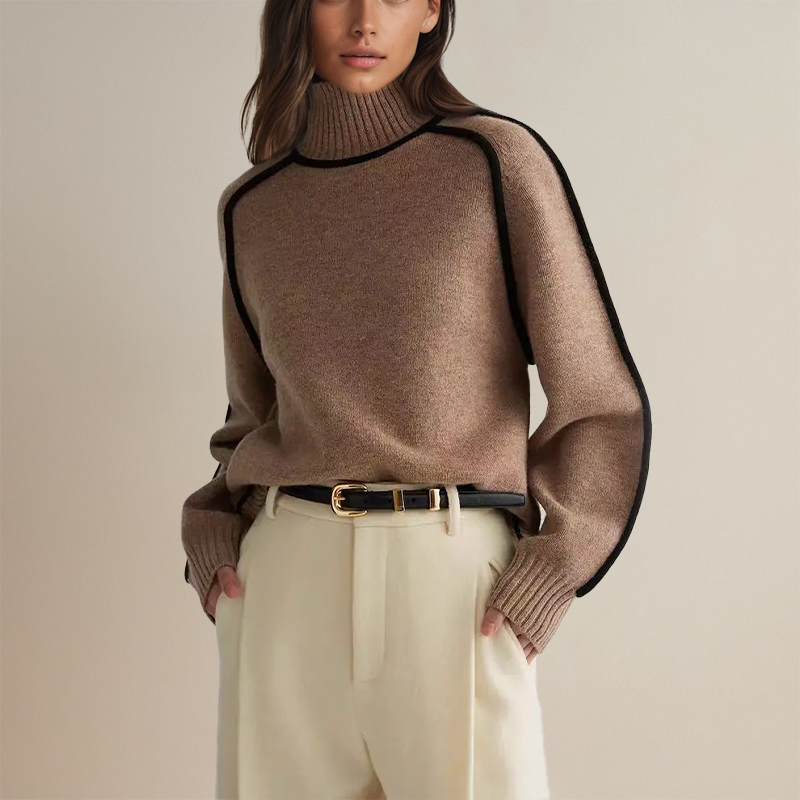ÉMILIE | BLØD RULLEKRAVE SWEATER