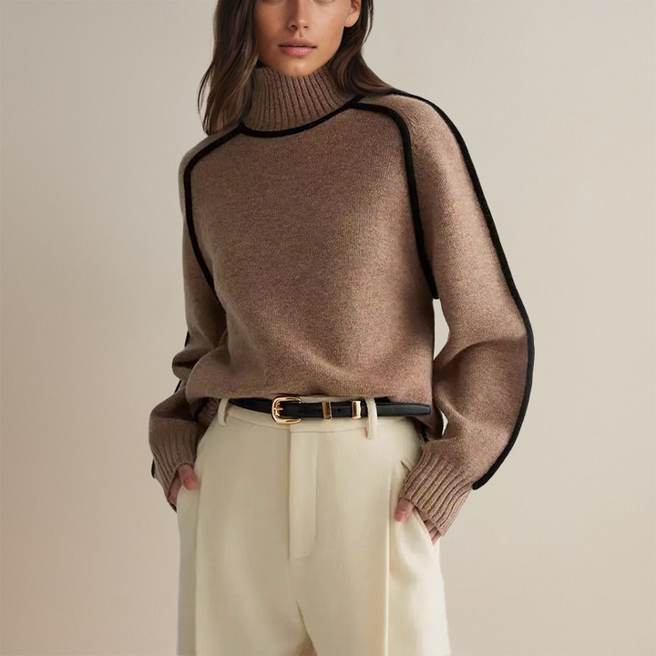 ÉMILIE | BLØD RULLEKRAVE SWEATER