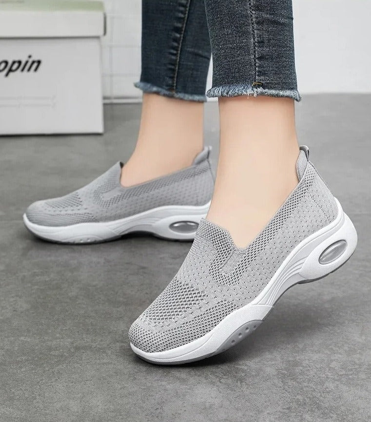 Gitte | Orthopædiske, åndbare Slip-On-Sneakers i strik