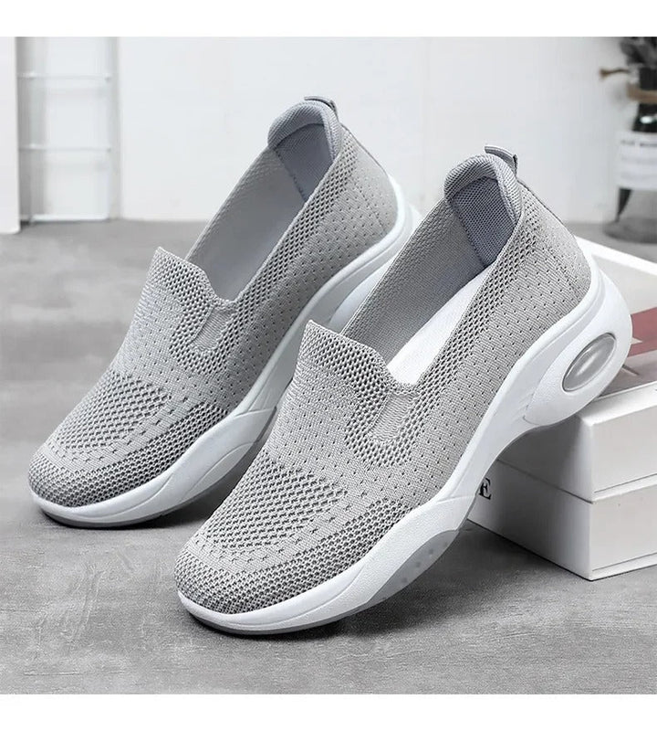 Gitte | Orthopædiske, åndbare Slip-On-Sneakers i strik