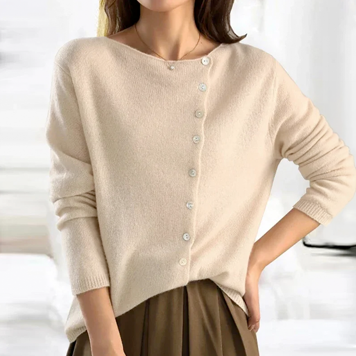 Camille – Elegant blødstrikket cardigan