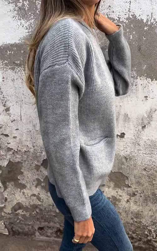 Regina | Hygge Zip-Strikjakke